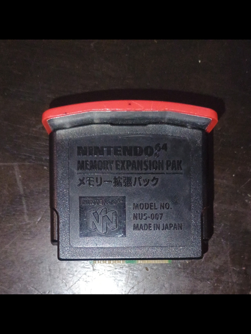 Nintendo N64 Expansion Pak - Black with Red Accent